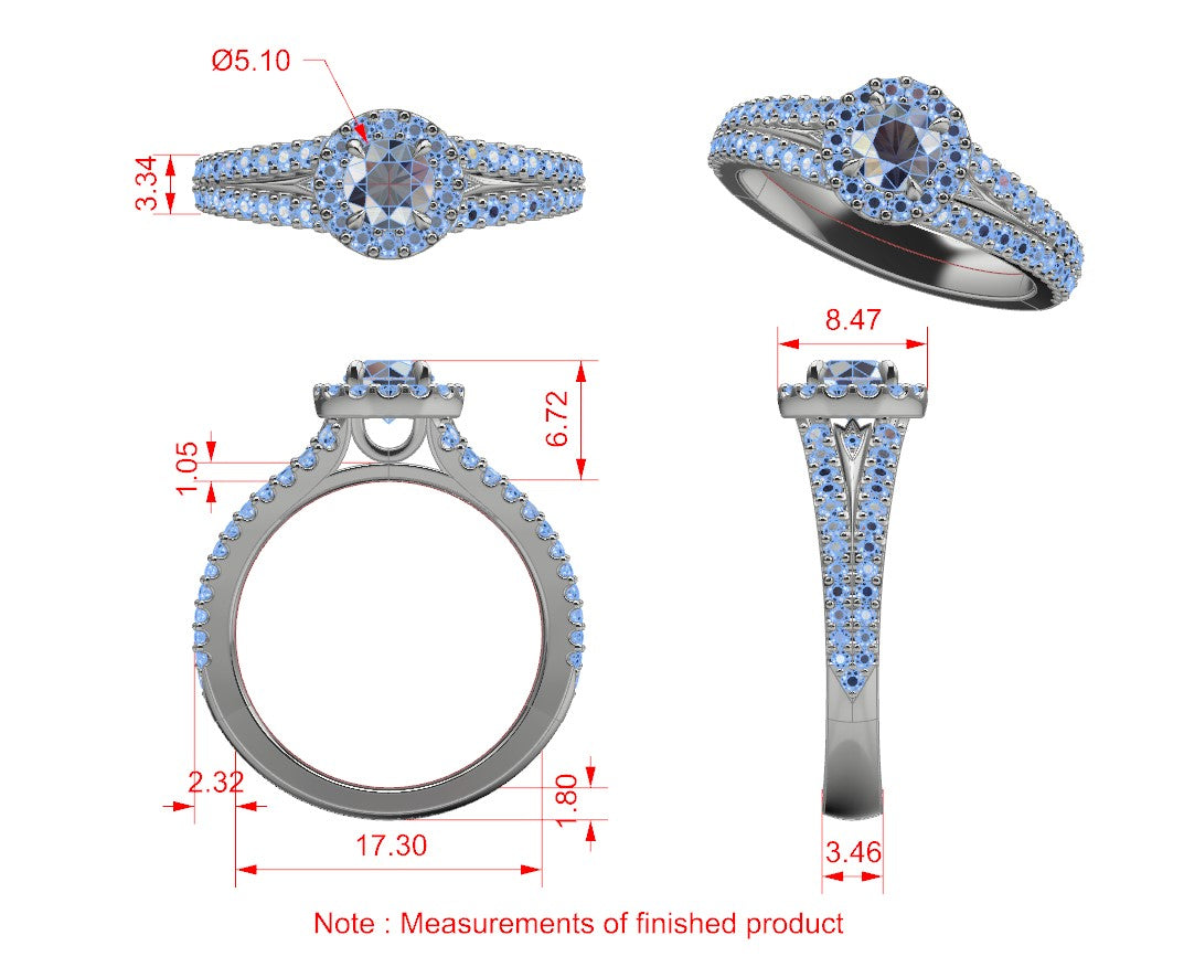 ENGAGEMENT RING | E1498 50