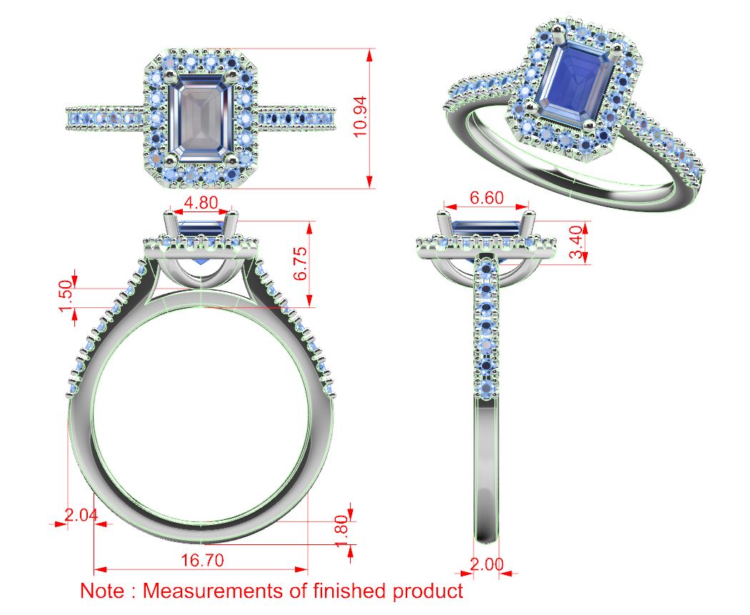 ENGAGEMENT RING | E1561 100