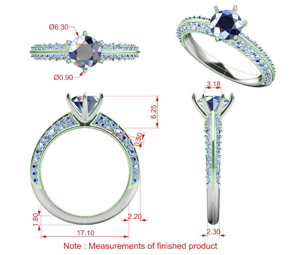 ENGAGEMENT RING | E1564 100