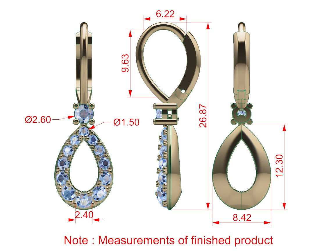 DROP EARRINGS | R1304