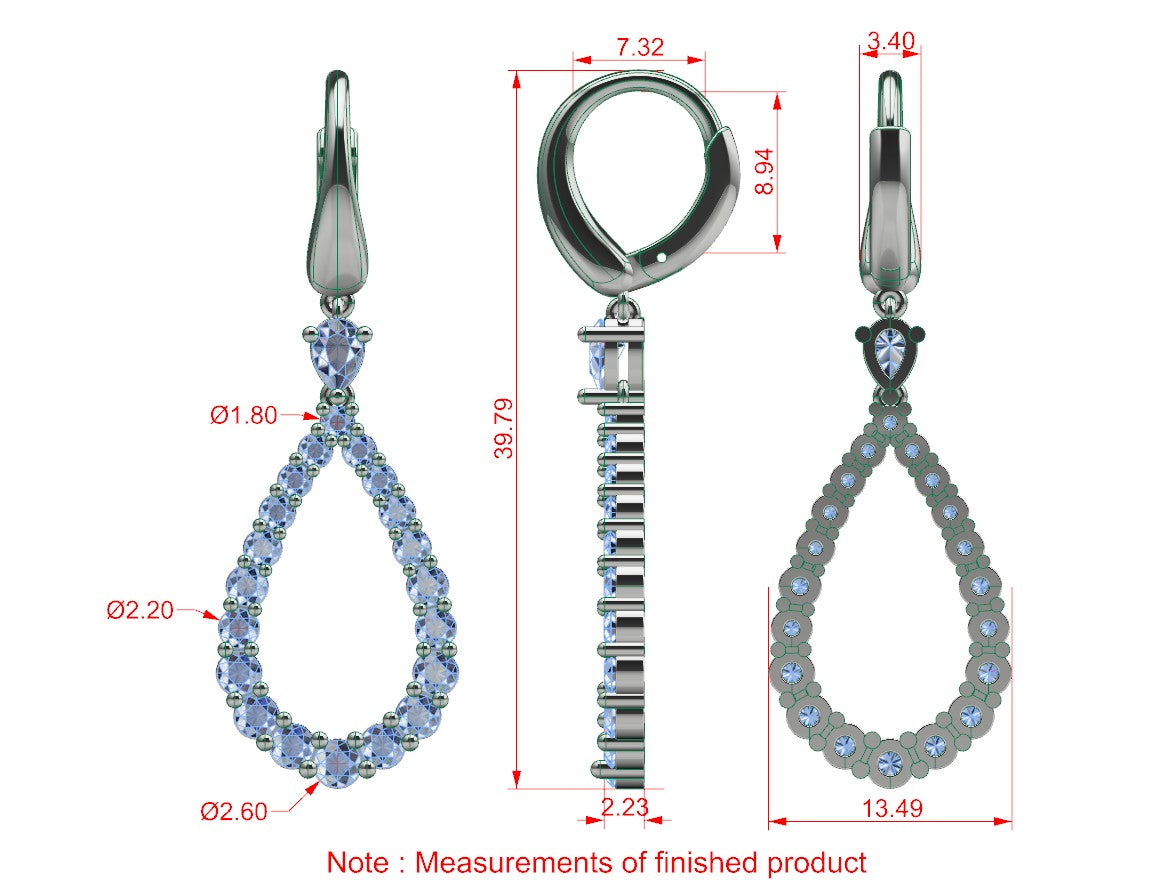 DROP EARRINGS | R1306