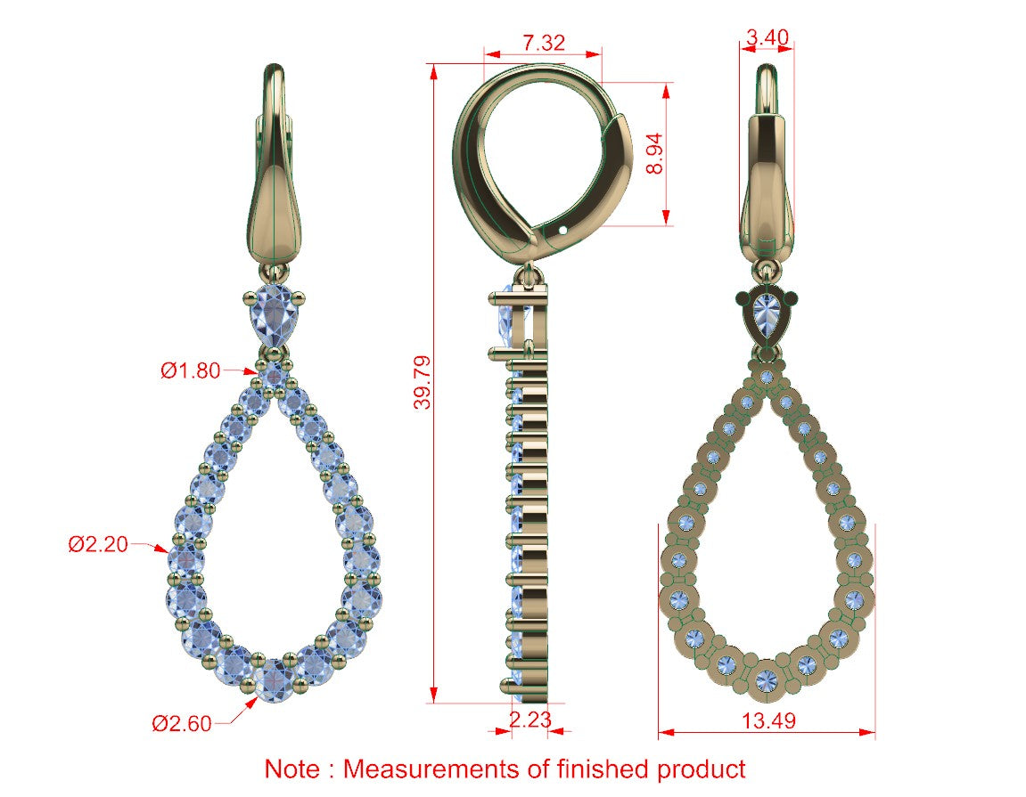 DROP EARRINGS | R1306