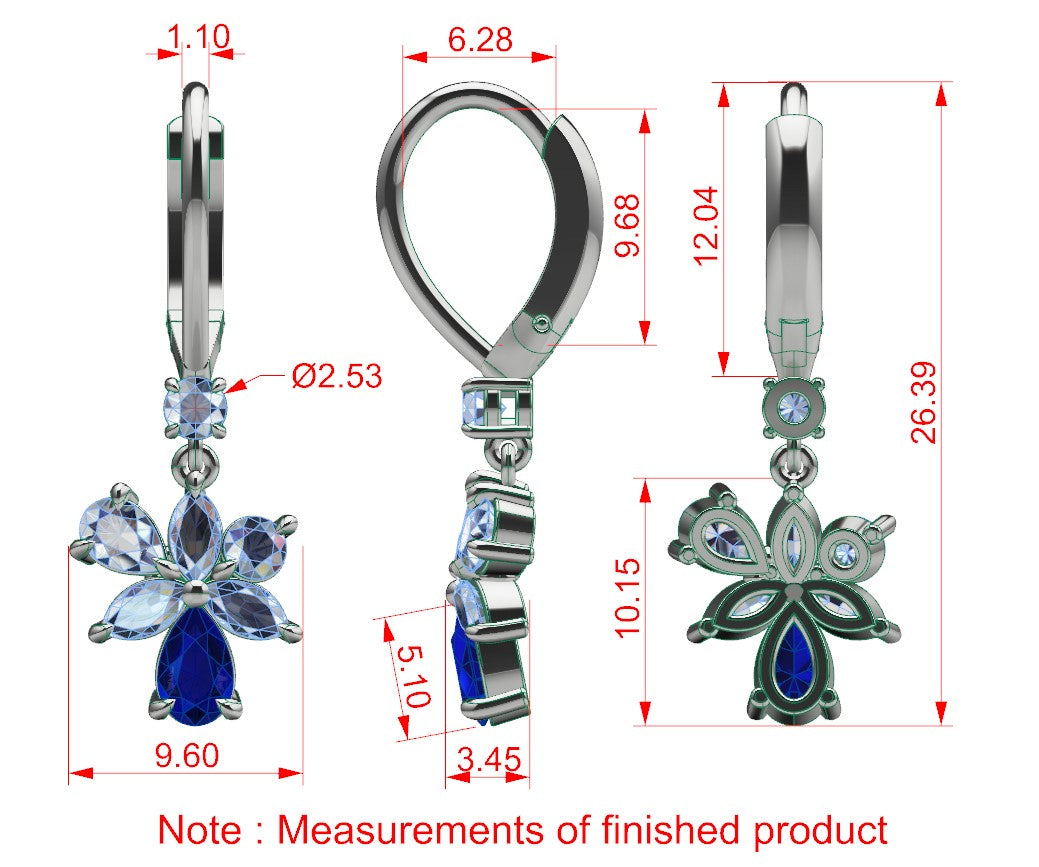 DROP EARRINGS | R1307