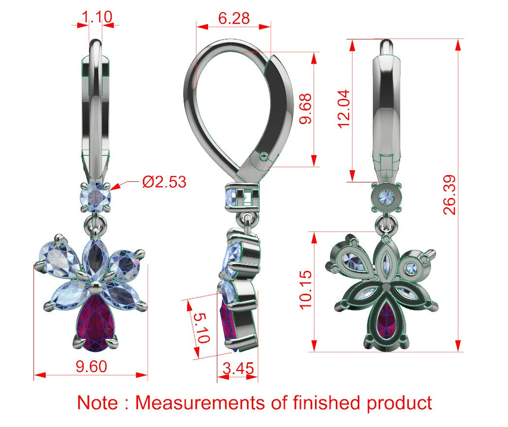 DROP EARRINGS | R1307