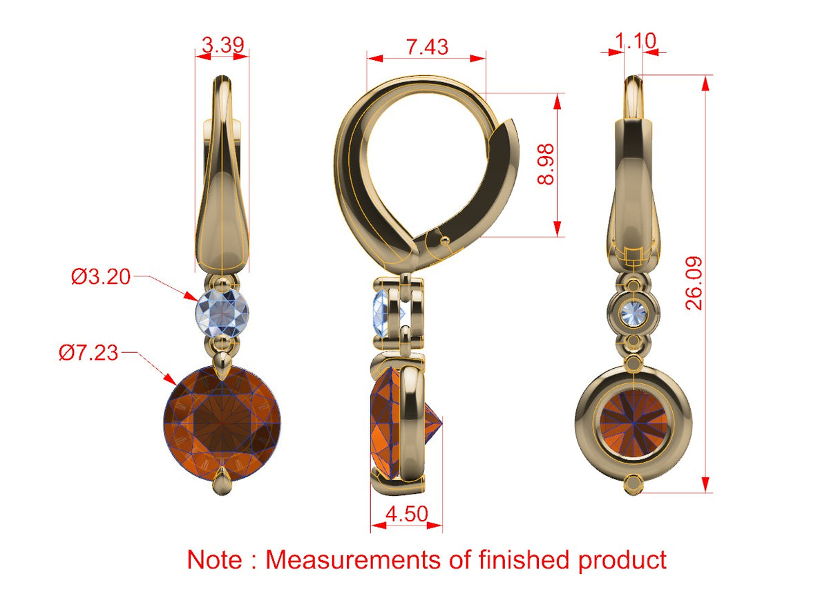 DROP EARRINGS | R1313