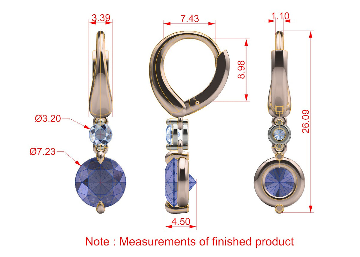 DROP EARRINGS | R1313