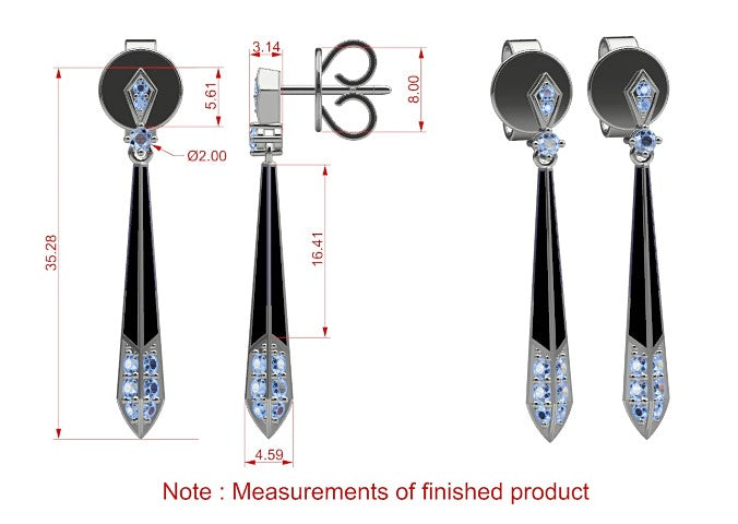 DROP EARRINGS | R1355